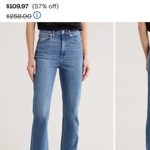 rag & bone Light Blue Flare Jeans